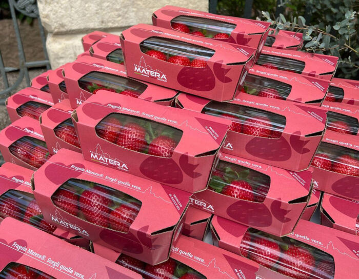 Il packaging di Fragola Matera® tra funzionalità e storytelling di marca