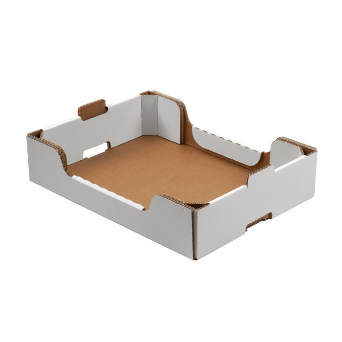 Plateau en carton ondulé avec structure renforcée